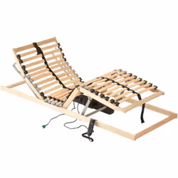 Ce sommier à lattes électrique confortable vous fera aimer encore davantage votre lit ! Avec un cadre en hêtre massif et des ...