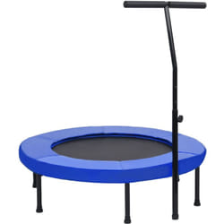 Trampoline de fitness avec poignée et coussin de sécurité 102cm Vidaxl