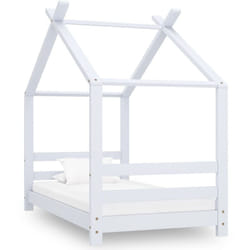 Vidaxl - Cadre de lit d'enfant Blanc Bois de pin massif 70x140 cm