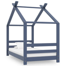 VidaXL 289613 Lit pour enfant Gris Bois