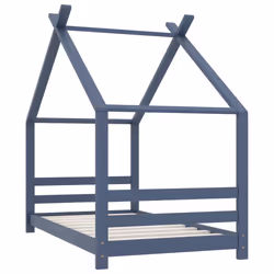 VidaXL 289614 Lit pour enfant Gris Bois