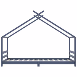 VidaXL 289615 Lit pour enfant Gris Bois - Vue supplémentaire 4