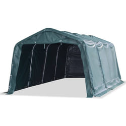 Vidaxl - Tente amovible pour bétail pvc 550 g m² 3,3 x 6,4 m Vert foncé