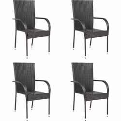 VidaXL 310083, Terrace, Polyuréthane, Acier, Marron, 555 mm, 535 mm, 950 mm