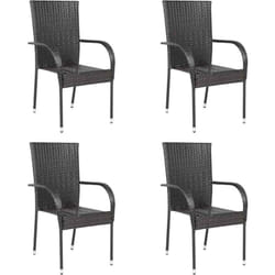 VidaXL 310083 chaise d'extérieur Terrace Polyuréthane, Acier Marron