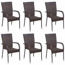 VidaXL 310086, Terrace, Polyuréthane, Acier, Marron, 555 mm, 535 mm, 950 mm