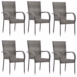 VidaXL 310088, Terrace, Polyuréthane, Acier, Gris, 555 mm, 535 mm, 950 mm