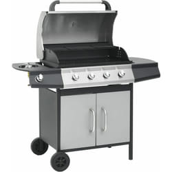Vidaxl - Barbecue à gaz 4+1 zones cuisson Noir et argenté Acier et inox