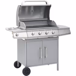 Ce barbecue à gaz est doté de 4 grandes zones de cuisson et d'1 zone de cuisson latérale et il est idéal pour créer une fête ...