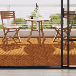 Les 10 carreaux de terrasse en bois seront un excellent choix pour décorer des surfaces ou des allées dans votre jardin, sur ...