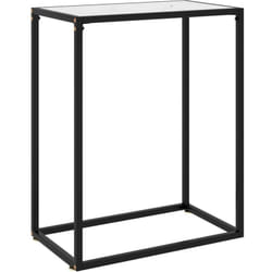 Vidaxl - Table console Blanc 60x35x75 cm Verre trempé