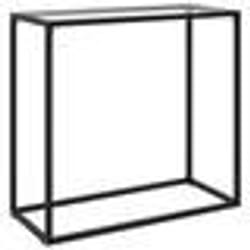 vidaXL Table console Transparent 80x35x75 cm Verre trempé - TU