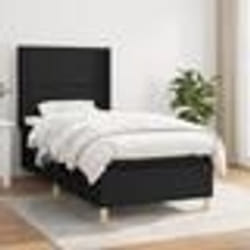 vidaXL Table console Noir 120x35x75 cm Verre trempé - TU