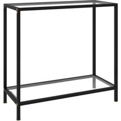 Vidaxl - Table console Transparent 80x35x75 cm Verre trempé