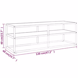 VidaXL 322861 Support TV et centre de divertissement - Vue supplémentaire 6