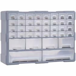 Cet organiseur multi-tiroirs avec 38 tiroirs est parfait pour ranger les petits outils à main et les accessoires comme les fi ...