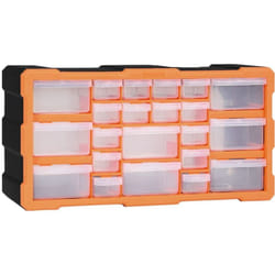 vidaXL Organisateur multi-tiroirs avec 22 tiroirs 49x16x25,5 cm