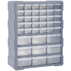 Organisateur multi-tiroirs avec 39 tiroirs 38x16x47 cm vidaXL