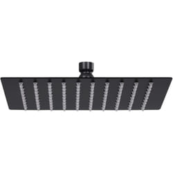 Vidaxl - Pomme de douche pluie Acier inoxydable 20x20 cm Carrée Noir