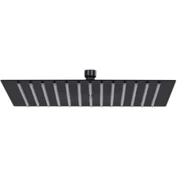 Vidaxl - Pomme de douche pluie Acier inoxydable 25x25 cm Carrée Noir