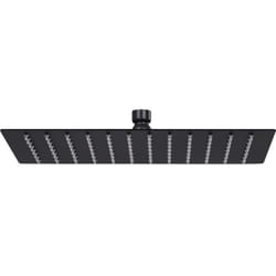 Vidaxl - Pomme de douche pluie Inox 30x20 cm Rectangulaire Noir