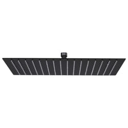 VidaXL Rain Pommeau de douche effet pluie Noir