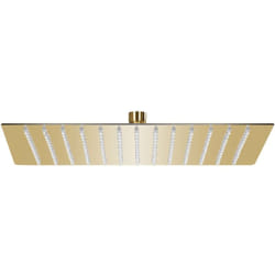 Vidaxl - Pomme de douche pluie Acier inoxydable 25x25 cm Carrée Doré