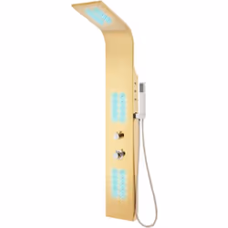 Ce système de panneau de douche multifonctionnel présente un design élégant et constitue un excellent ajout à votre salle de  ...