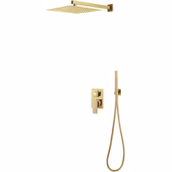 Ce système de douche avec un design élégant et une couleur dorée, fait un excellent supplément à votre salle de bain. Fabriqu ...