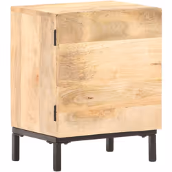 Notre table de chevet, en bois de manguier massif, exsudant une touche de charme moderne, est un excellent supplément à la dé ...