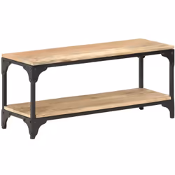 Ajoutez un aspect industriel à votre espace de vie ou bureau avec cette table basse en bois ! Cette table de canapé est faite ...
