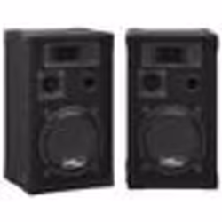 vidaXL Haut-parleurs scène Hifi passifs professionnels 2 pcs 800W Noir - TU