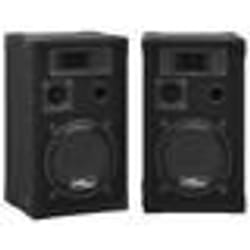 vidaXL Haut-parleurs scène Hifi passifs professionnels 2 pcs 800W Noir - TU
