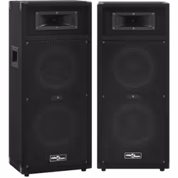 Ces enceintes de scène Hifi passives professionnelles sont durables et conviennent aux activités, événements et fêtes de tail ...