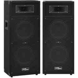 Vidaxl - Haut-parleurs de scène passives professionnelles Hifi 2pcs noir