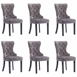 VidaXL 3055874, Hévéa, Velours, 510 mm, 590 mm, 985 mm, 46 cm, 50 cm
