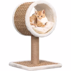 Description générale Avec notre charmant arbre à chat, vos chats peuvent gratter, se percher, grimper et se détendre à leur g ...