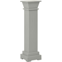Vidaxl - Support pilier classique carré pour plantes Gris 17x17x66cm mdf