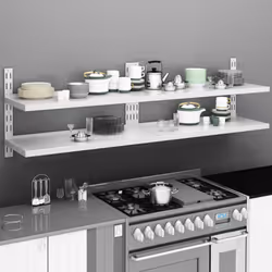 VidaXL 3055899 étagères Acier inoxydable