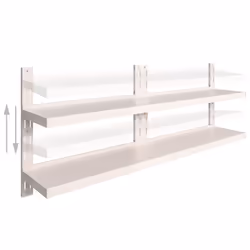 VidaXL 3055899 étagères Acier inoxydable