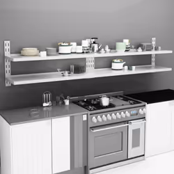 VidaXL 3055901 étagères Acier inoxydable