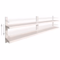 VidaXL 3055901 étagères Acier inoxydable