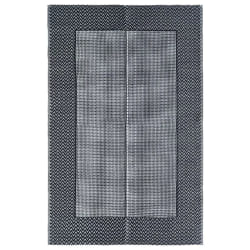 vidaXL Tapis d'extérieur ARAKIL Gris 120x180 cm PP - TU