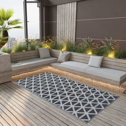 vidaXL Tapis d'extérieur ARAKIL Noir 190x290 cm PP - TU