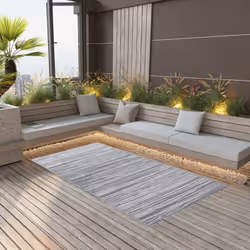Ce tapis d’extérieur tendance est un excellent supplément décoratif à votre espace de vie extérieur ! Placez-le dans votre zo ...