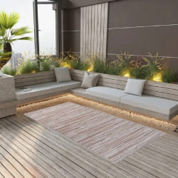 vidaXL Tapis d'extérieur ARAKIL marron 120x180 cm PP - TU