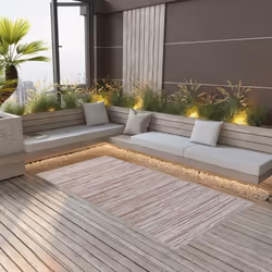 Ce tapis d’extérieur tendance est un excellent supplément décoratif à votre espace de vie extérieur ! Placez-le dans votre zo ...