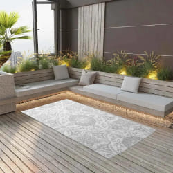 vidaXL Tapis d'extérieur ARAKIL Gris clair 160x230 cm PP - TU
