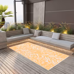 Ce tapis d’extérieur tendance est un excellent supplément décoratif à votre espace de vie extérieur ! Placez-le dans votre zo ...