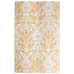 vidaXL Tapis d'extérieur ARAKIL Orange et blanc 190x290 cm PP - TU